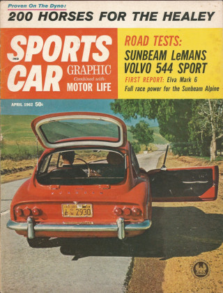 SPORTS CAR GRAPHIC 1962 APR - ALPINE LeMANS TUNING, HOT VETTES & JAGS